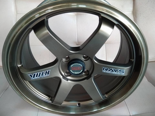 แม็กใหม่ te37 ขอบ 17 ราคา 9900 พร้อมยางใหม่ 16900 บาท ของแถมครบ