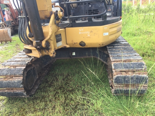 ต้องการขายรถแมคโค CAT305 CB แทคเหล็กยางพร้อมใช้งาน