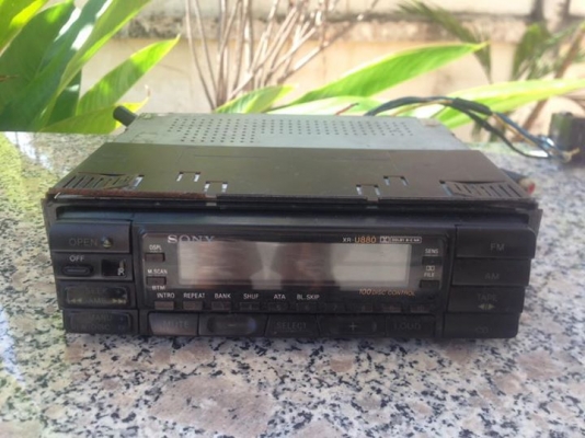 วิทยุ sony + ตู้ซีดี + รีโมท