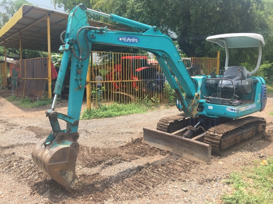 (รถขุดเก่านอก สวยเดิม) ขายรถขุดแบคโฮ KUBOTA K-035 ขนาด Pc35 รถเก่านอกแท้100\% #คอลโทนสั้นปั๊มนิ้ว (มีลายหัวแย๊ก แทรคเหล็กใหม่มือ1) เครื่องแน่น ระบบไว รถพร้อมใช้งาน เอกสารใบอินวอยครบ????ราคา 380,000 ต่อรองได้???? ☎️ สนใจติดต่อ  096-3268553  (สถิตย์พันธ์) ??