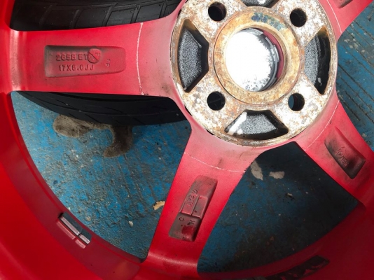 แม็ก VOSSEN พร้อมยาง ล้อ174รู100 xก8 ออฟ38 ยาง205.45.17 Maxxis ปี14 ดอกสวยๆ ใช้ยาวๆ