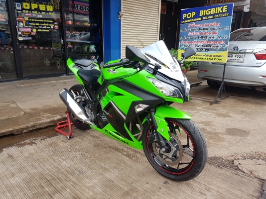 ขายแลกเทิร์น KAWASAKI NINJA300 ABS SPECIAL EDITION ปี2013 สวยๆ มือเดียว บุ่๊คเซอร์วิสครบ ราคา 93500 