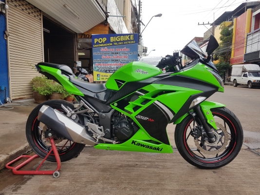 ขายแลกเทิร์น KAWASAKI NINJA300 ABS SPECIAL EDITION ปี2013 สวยๆ มือเดียว บุ่๊คเซอร์วิสครบ ราคา 93500 
