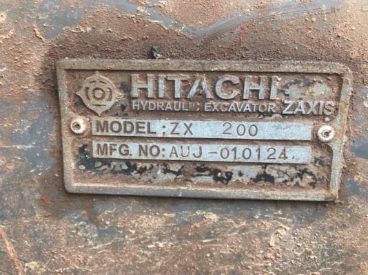 ขายรถขุดฮิตาชิ ZX-1...เล่มทะเบียนพร้อม รถสภาพดีใช้ได้