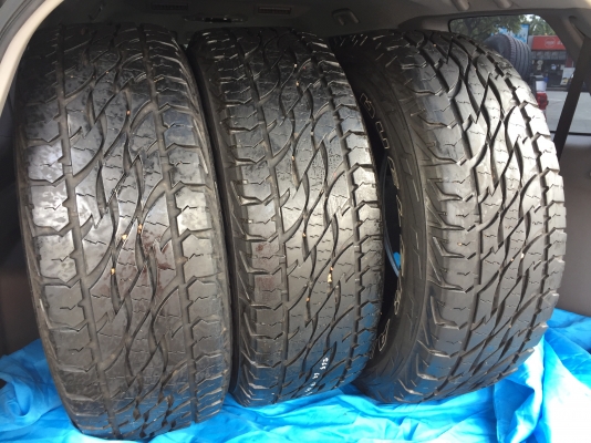 ยาง All Bridgestone 265 65 17 ปี17 ดอกเต็ม ไม่มีปะ ใช้ยาว ราคาไม่แพง