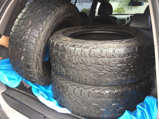 ยาง All Bridgestone 265 65 17 ปี17 ดอกเต็ม ไม่มีปะ ใช้ยาว ราคาไม่แพง