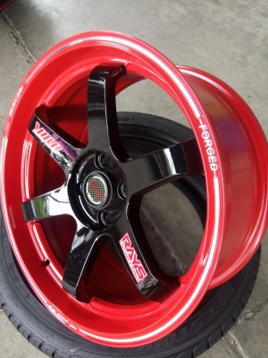 แม็กใหม่ทีอี37 ขอบ 17 ราคา 8900 พร้อมยาง 15900 ของแถมครบจบหล่อ