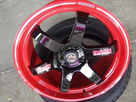 แม็กใหม่ทีอี37 ขอบ 17 ราคา 8900 พร้อมยาง 15900 ของแถมครบจบหล่อ