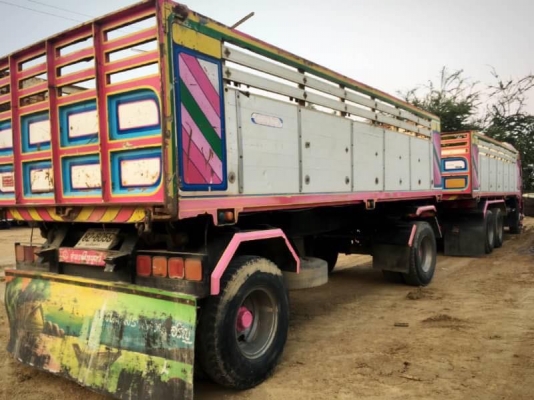 Hino mega CNG รถห้างแท้ เครื่อง 260 แรง ปี 55 แม่ลูกดัมพ์อู่พงษ์ไพบูลย์ ลูก 2 เพลา รถพร้อมใช้ราคาไม่สูงค่ะ