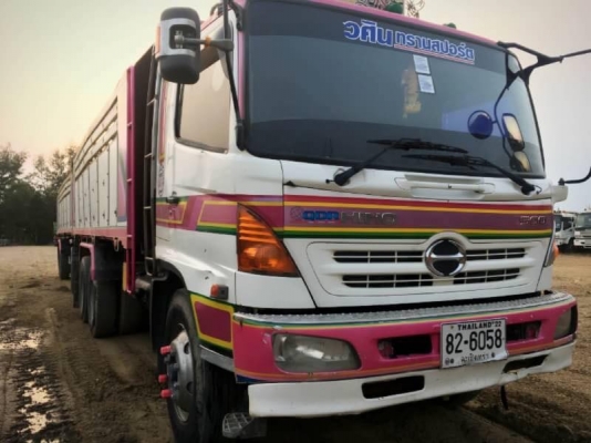 Hino mega CNG รถห้างแท้ เครื่อง 260 แรง ปี 55 แม่ลูกดัมพ์อู่พงษ์ไพบูลย์ ลูก 2 เพลา รถพร้อมใช้ราคาไม่สูงค่ะ