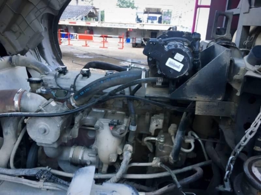 Hino mega CNG รถห้างแท้ เครื่อง 260 แรง ปี 55 แม่ลูกดัมพ์อู่พงษ์ไพบูลย์ ลูก 2 เพลา รถพร้อมใช้ราคาไม่สูงค่ะ