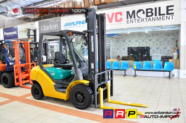 ขายรถโฟล์คลิฟท์มือสอง KOMATSU รุ่น FD25T-15-580319 นำเข้าไม่เคยใช้งานในไทย ขายรถโฟล์คลิฟท์มือสอง KOMATSU รุ่น FD25T-15-580319 นำเข้าไม่เคยใช้งานในไทย
