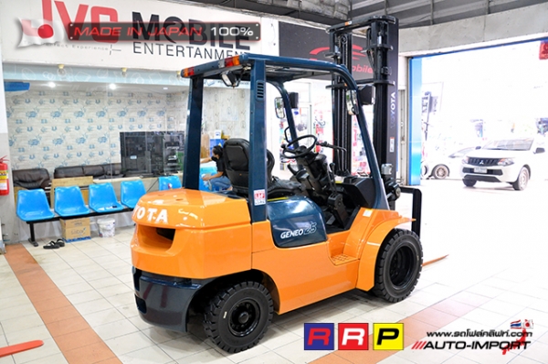 ขายรถโฟล์คลิฟท์มือสอง TOYOTA รุ่น 7FD25-23214 นำเข้าจากประเทศญี่ปุ่น 100\% ไม่เคยใช้งานในไทย ขายรถโฟล์คลิฟท์มือสอง TOYOTA รุ่น 7FD25-23214 นำเข้าจากประเทศญี่ปุ่น 100\% ไม่เคยใช้งานในไทย