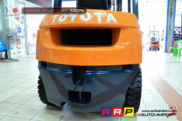 ขายรถโฟล์คลิฟท์มือสอง TOYOTA รุ่น 7FD25-23214 นำเข้าจากประเทศญี่ปุ่น 100\% ไม่เคยใช้งานในไทย ขายรถโฟล์คลิฟท์มือสอง TOYOTA รุ่น 7FD25-23214 นำเข้าจากประเทศญี่ปุ่น 100\% ไม่เคยใช้งานในไทย