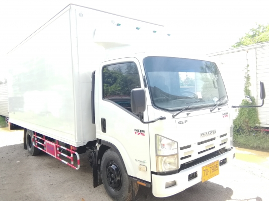 6 ล้อกลาง *EURO.3* ISUZU NQR 175 แรงม้า *คอมมอนเรว * ยาว 5.50ม.* รถสวยเดิม+สวยจริง *รถห้างแท้ * (มีเ