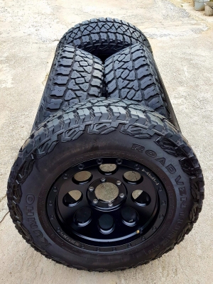 ขายยาง KUMHO MT 265/70/17 พร้อมล้อ LENSO MAX1 17x9 ออฟ 0 สวยๆ