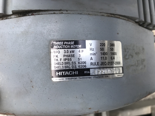 ขายพัดลมโบวเวอร์ดูด-เป่าอากาศ Kruger 4HP. 380V โครงสร้างใหญ่แข็งแรง สภาพสวยมาก หมุนนิ่ม ลมแรง พร้อมใช้งาน