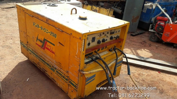 ขาย เครื่องเชื่อม พร้อม ชุดปั่นไฟสนาม เก่าญี่ปุ่น denyo เชื่อมได้ 2 ระบบ เชื่อมไฟฟ้าได้ และ CO2 พร้อมใช้งาน ขาย เครื่องเชื่อม พร้อม ชุดปั่นไฟสนาม เก่าญี่ปุ่น denyo เชื่อมได้ 2 ระบบ เชื่อมไฟฟ้าได้ และ CO2 พร้อมใช้งาน