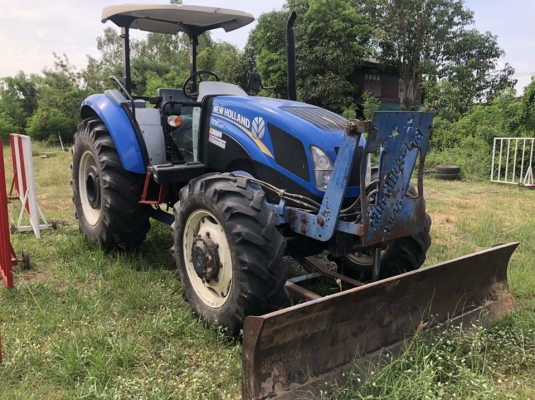 ขายรถไถ นิวฮอล์แลนด์ TD5ปี58 ใบมีดหน้า ผานหลัง เอกสารเล่มทะเบียน