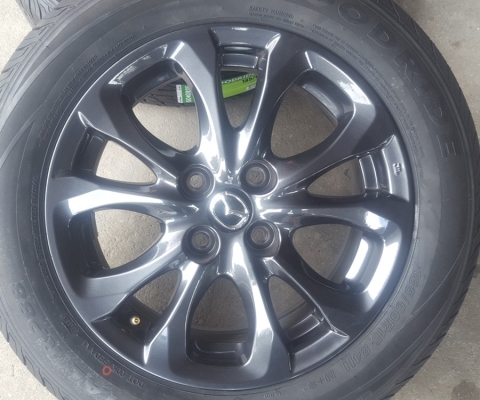 ล้อMazda 2 Sports High Plus ขอบ15 ยางใหม่ปี18  4 ล้อ
