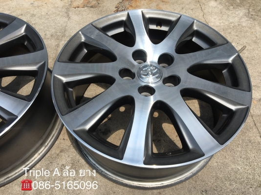 ล้อแม็ก Toyota Camry ขอบ 17 พร้อมยางป้ายแดง Yokohama 215-55-17 แม็กสวย ยางมีตุ่ม