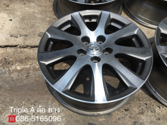 ล้อแม็ก Toyota Camry ขอบ 17 พร้อมยางป้ายแดง Yokohama 215-55-17 แม็กสวย ยางมีตุ่ม