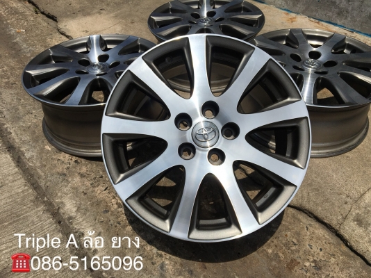 ล้อแม็ก Toyota Camry ขอบ 17 พร้อมยางป้ายแดง Yokohama 215-55-17 แม็กสวย ยางมีตุ่ม