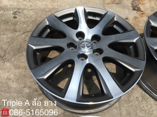 ล้อแม็ก Toyota Camry ขอบ 17 พร้อมยางป้ายแดง Yokohama 215-55-17 แม็กสวย ยางมีตุ่ม