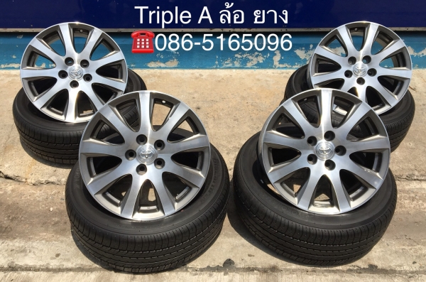 ล้อแม็ก Toyota Camry ขอบ 17 พร้อมยางป้ายแดง Yokohama 215-55-17 แม็กสวย ยางมีตุ่ม
