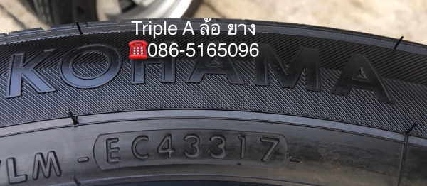 ล้อแม็ก Toyota Camry ขอบ 17 พร้อมยางป้ายแดง Yokohama 215-55-17 แม็กสวย ยางมีตุ่ม