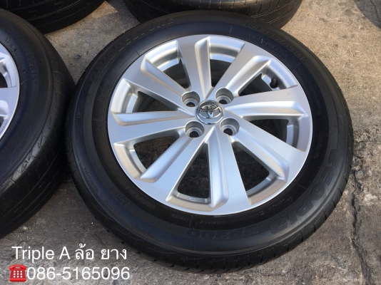 ล้อแม็ก Toyota Vios Yaris ขอบ 15 พร้อมยาง Bridgestone 185-60-15 ปี15