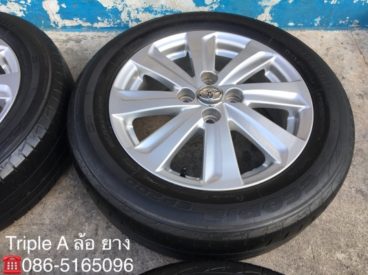ล้อแม็ก Toyota Vios Yaris ขอบ 15 พร้อมยาง Bridgestone 185-60-15 ปี15