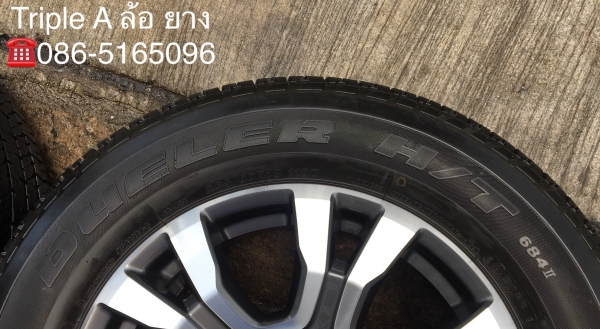 ล้อแม็ก New Ford Ranger Wildtrak ขอบ18 พร้อมยาง Bridgestone 265-60-18 ปี16
