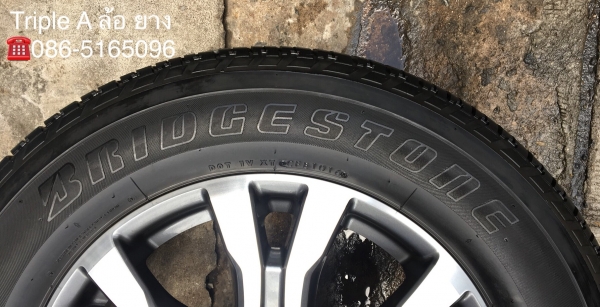 ล้อแม็ก New Ford Ranger Wildtrak ขอบ18 พร้อมยาง Bridgestone 265-60-18 ปี16