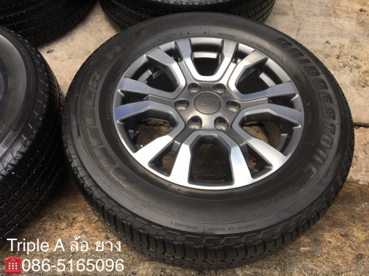 ล้อแม็ก New Ford Ranger Wildtrak ขอบ18 พร้อมยาง Bridgestone 265-60-18 ปี16