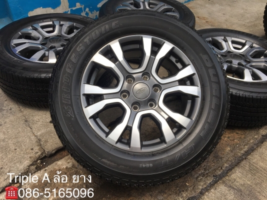 ล้อแม็ก New Ford Ranger Wildtrak ขอบ18 พร้อมยาง Bridgestone 265-60-18 ปี16
