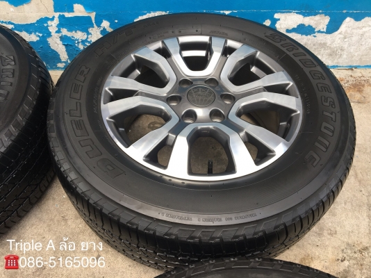 ล้อแม็ก New Ford Ranger Wildtrak ขอบ18 พร้อมยาง Bridgestone 265-60-18 ปี16