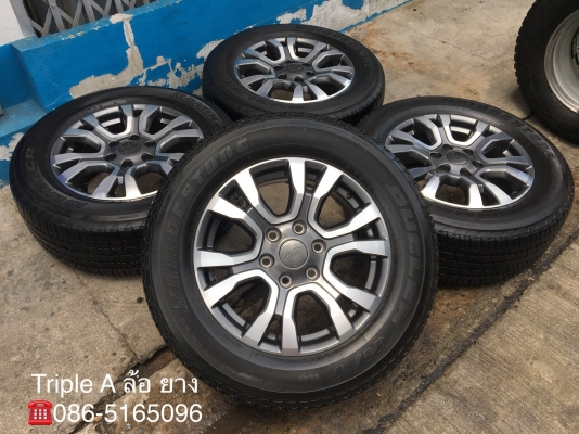ล้อแม็ก New Ford Ranger Wildtrak ขอบ18 พร้อมยาง Bridgestone 265-60-18 ปี16