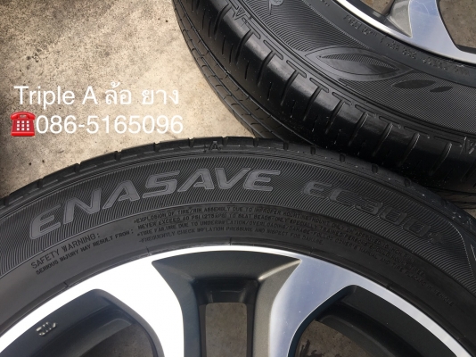 ล้อแม็ก Mazda 2 ตัวท๊อป ขอบ 16 พร้อมยาง Dunlop 185-60-16 ปี 15 สภาพดี