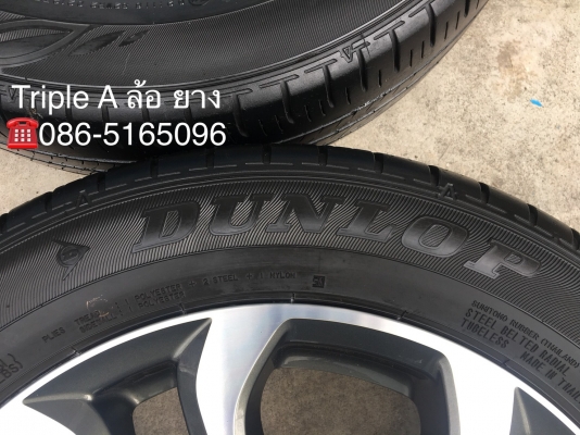 ล้อแม็ก Mazda 2 ตัวท๊อป ขอบ 16 พร้อมยาง Dunlop 185-60-16 ปี 15 สภาพดี