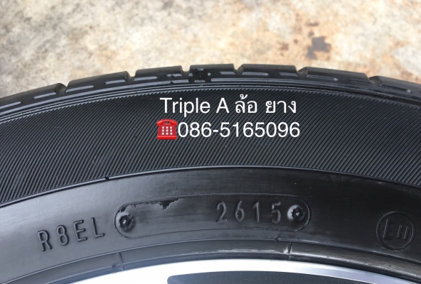 ล้อแม็ก Mazda 2 ตัวท๊อป ขอบ 16 พร้อมยาง Dunlop 185-60-16 ปี 15 สภาพดี