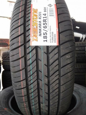 ยางใหม่ดีสโตน 185 65 14 ปี 18 สี่เส้น 5000 บาท พร้อมติดตั้ง