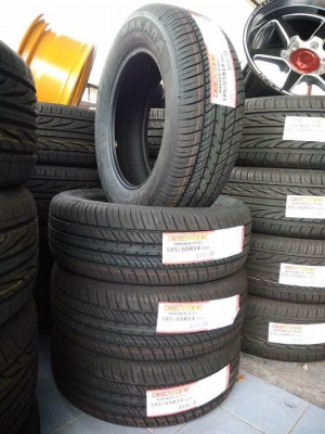 ยางใหม่ดีสโตน 185 65 14 ปี 18 สี่เส้น 5000 บาท พร้อมติดตั้ง