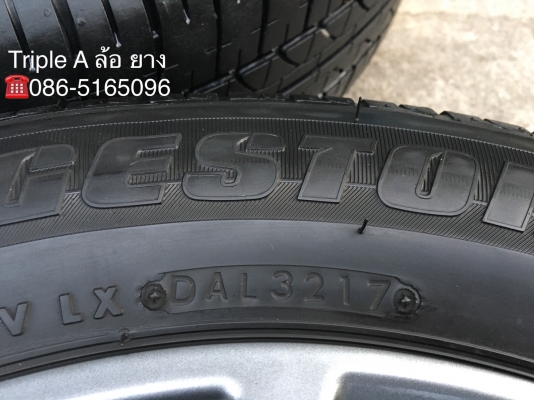 ล้อแม็ก Nissan Almera Sportech ขอบ 15 พร้อมยาง Bridgestone 185-65-15 ปี 17 แม็กสวย สภาพดี