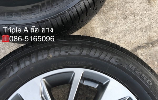 ล้อแม็ก Nissan Almera Sportech ขอบ 15 พร้อมยาง Bridgestone 185-65-15 ปี 17 แม็กสวย สภาพดี