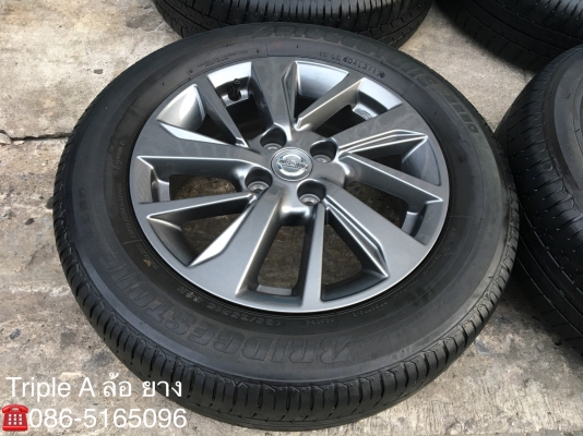 ล้อแม็ก Nissan Almera Sportech ขอบ 15 พร้อมยาง Bridgestone 185-65-15 ปี 17 แม็กสวย สภาพดี