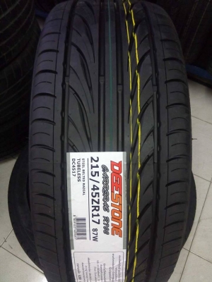 ยางใหม่ดีสโตน 215 45 17 ปี 18 สี่เส้น 7400 บาท พร้อมติดตั้ง