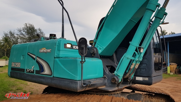 ขายรถแบคโฮ KOBELCO SK200-8 YN12 SuperX สภาพนางฟ้า เดิม ๆ สวย แน่น เต็ม ทำงานสมบูรณ์ทุกระบบ