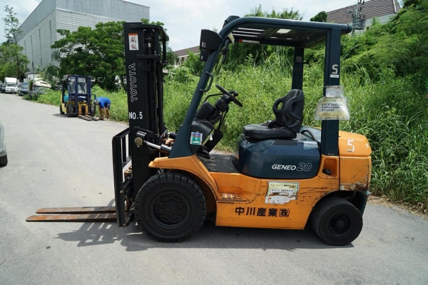 TOYOTA 7FG20 (งาสไลด์) พร้อมใช้งาน