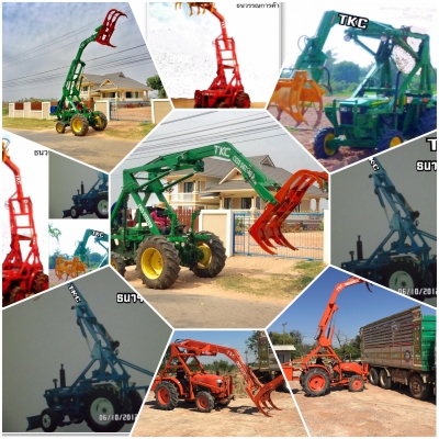 ขาย ผลิต จำหน่าย รถคีบอ้อย สด-ผ่อน